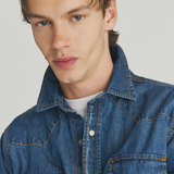 Camicia in denim stone washed RRU400 CP20 2798 0999 ROY ROGER'S Denim 