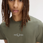 T-Shirt manica corta M4580 90B FRED PERRY Laurel w green 