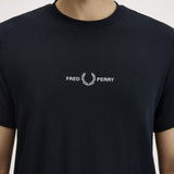 T-Shirt manica corta M4580 102 FRED PERRY Black 