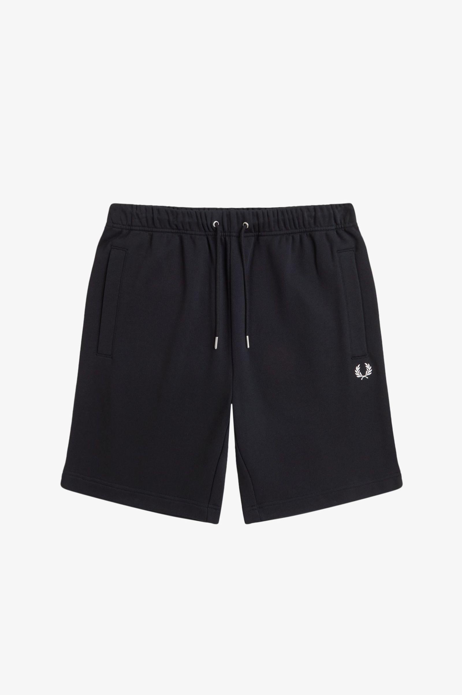 Bermuda in felpa di cotone S8505 102 FRED PERRY Black 