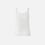 Top a canotta in maglia metallizzata con bottoni 104649A2CQ I17 PINKO Argento-metallizzato 