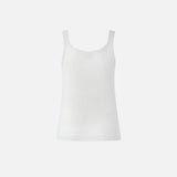 Top a canotta in maglia metallizzata con bottoni 104649A2CQ I17 PINKO Argento-metallizzato 