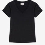 T-Shirt scollo a V RND90049 CB55 C0020 ROY ROGER'S Black 