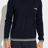Maglia girocollo EM003387 AF14697 UB118 EMPORIO ARMANI Blue 