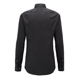 Camicia slim fiti in cotone elasticizzato JASON 10151300 02 001 BOSS Black 