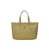 Borsa mezzaluna in canvas sangallo 12401910 492 ERMANNO FIRENZE Sand 