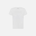T-shirt in jersey con logo ricamato MA71G61E2 270 ELISABETTA FRANCHI Gesso 