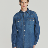 Camicia in denim stone washed RRU400 CP20 2798 0999 ROY ROGER'S Denim 