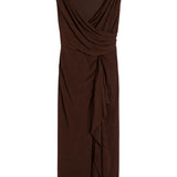 Abito in jersey smanicato 2616621012600 002 MAX MARA STUDIO Argilla 