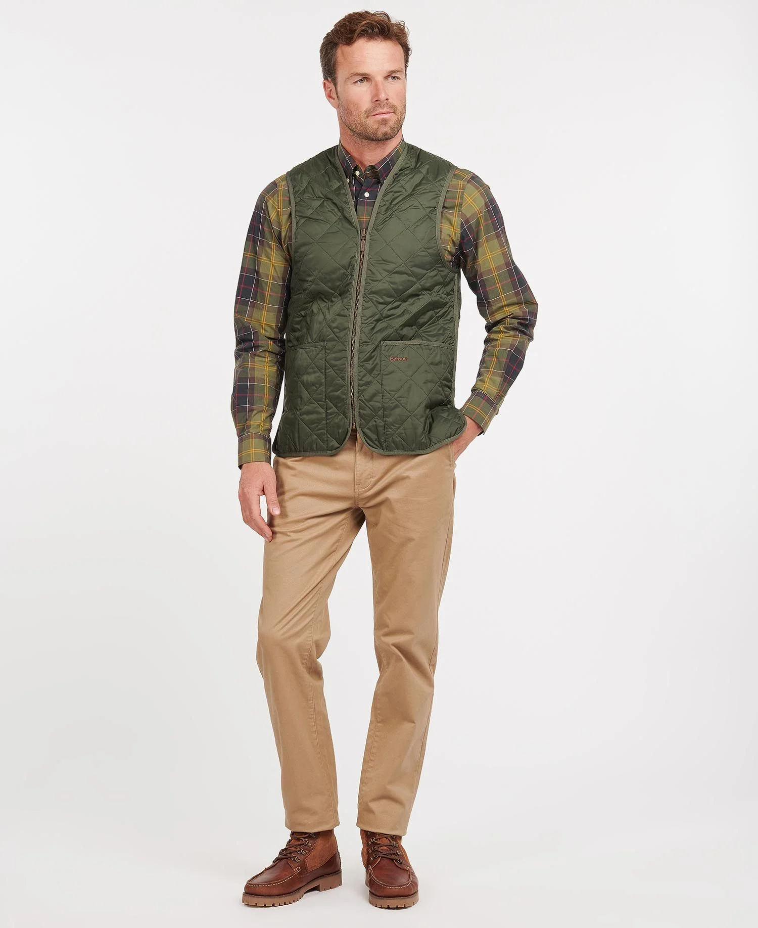 Gilet trapuntato MLI0001 MLI GN92 BARBOUR Green 