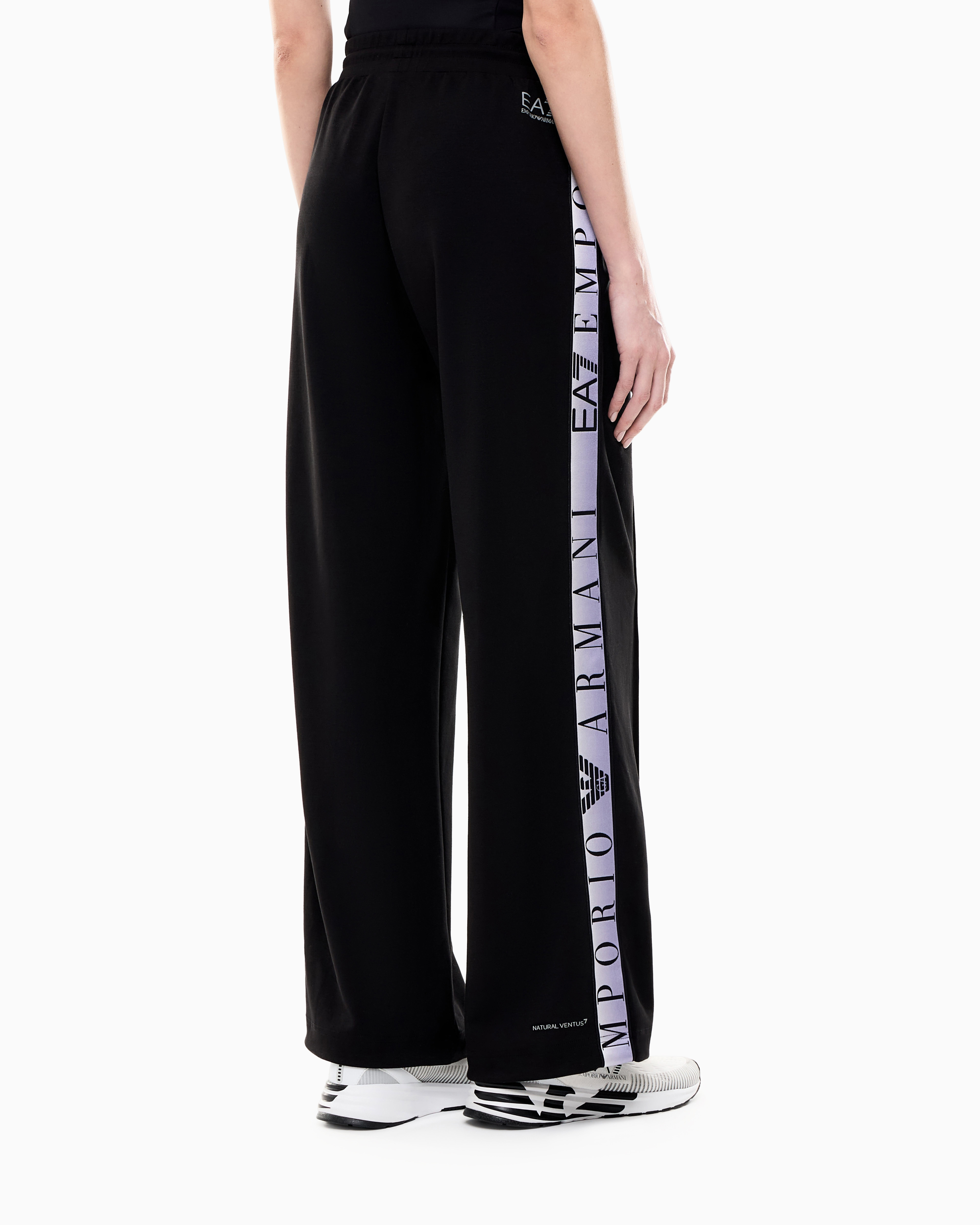 Pantalone in jersey logato 7W001155 AF12501 UC001 EA7 Black 