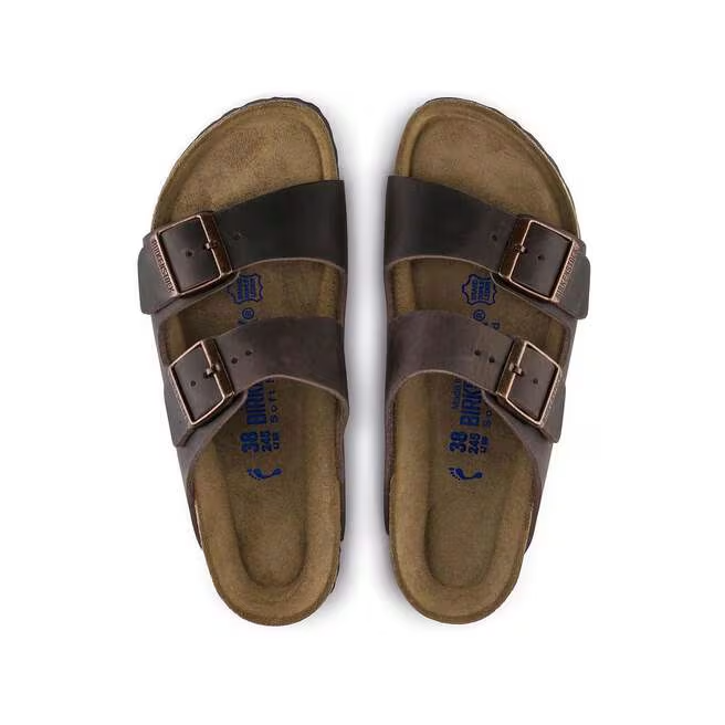 Ciabatta in pelle oliata ARIZONA SFB 452763 HABANA BIRKENSTOCK Habana 