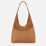 Borsa hobo in suede BS01A61E2 600 ELISABETTA FRANCHI Cuoio 