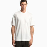 T-shirt in lyocell con logo aquile bombate a rilievo ASV EM002938 AF18312 U0003 EMPORIO ARMANI Snow white 