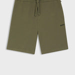 Bermuda in misto cotone con logo ricamato 50535884 10269584 01 350 BOSS Open green 