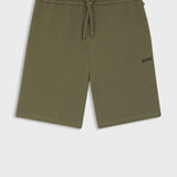 Bermuda in misto cotone con logo ricamato 50535884 10269584 01 350 BOSS Open green 