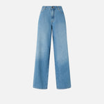 Jeans palazzo in denim medio chiaro 104601A2DR PJO PINKO Lav. medio chiaro 