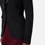 Giacca in crêpe leggero GI15456E2 110 ELISABETTA FRANCHI Nero 
