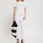 T-Shirt manica corta D46EL059EK1 MF212 ERMANNO FIRENZE White 
