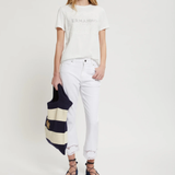 T-Shirt manica corta D46EL059EK1 MF212 ERMANNO FIRENZE White 