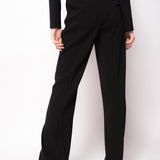 Pantalone in poly crepe LITCHI 1N13HU4575 Z99 PINKO Black 