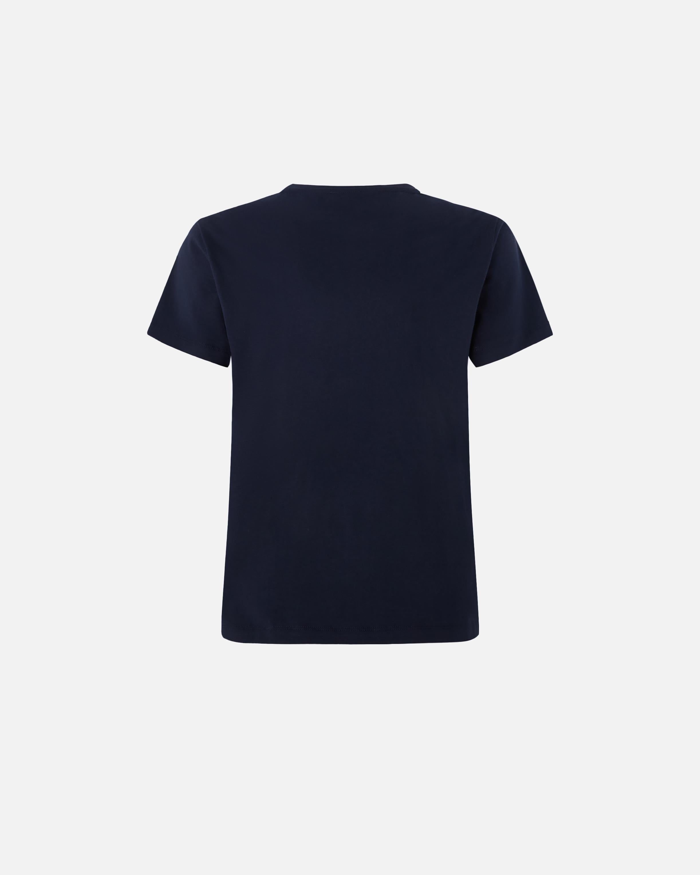 T-Shirt con ricamo logo 100535A2G7 G1A PINKO Blu abisso 