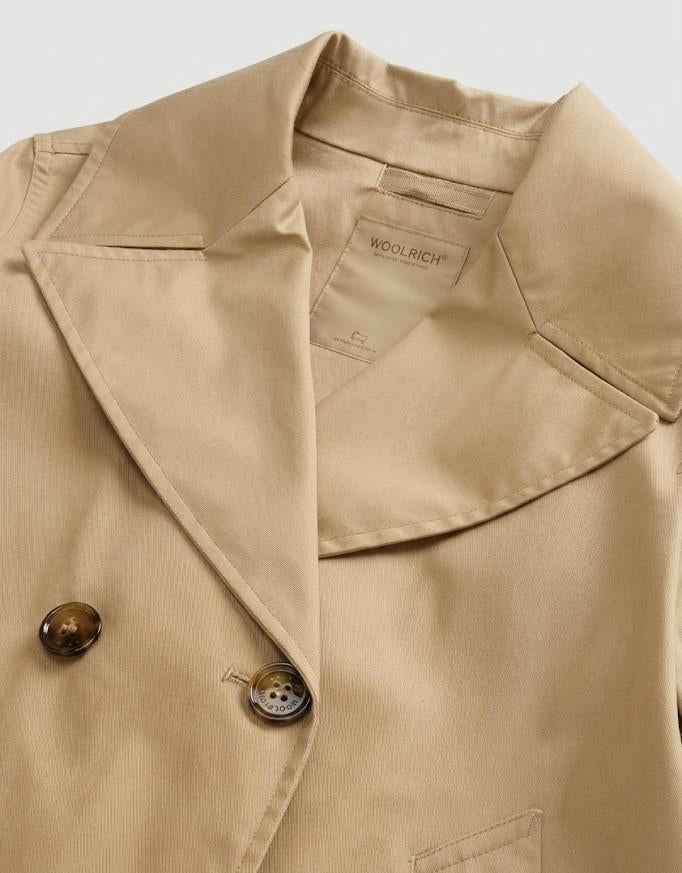 Peacoat in puro cotone CFWWOU2249FRUT5303 8640 WOOLRICH White pepper 