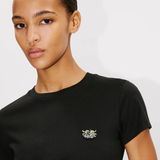 T-Shirt in cotone ricamata FG52TS2164SO 99J KENZO Black 