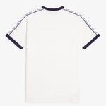 T-Shirt manica corta con fettuccia M4620 129 FRED PERRY Snow white 