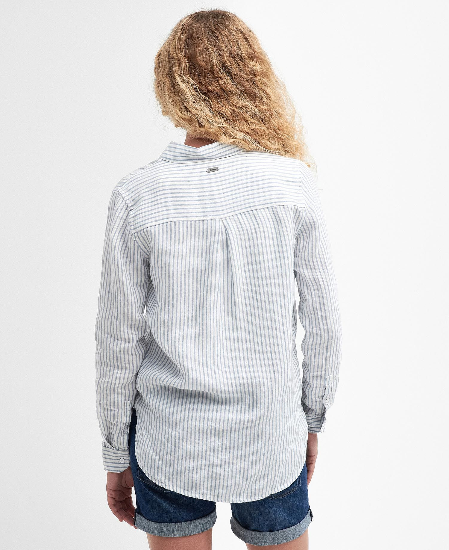 Camicia a maniche lunga vestibilità comoda LSH1315 LSH BL27 BARBOUR Chambray stripe 