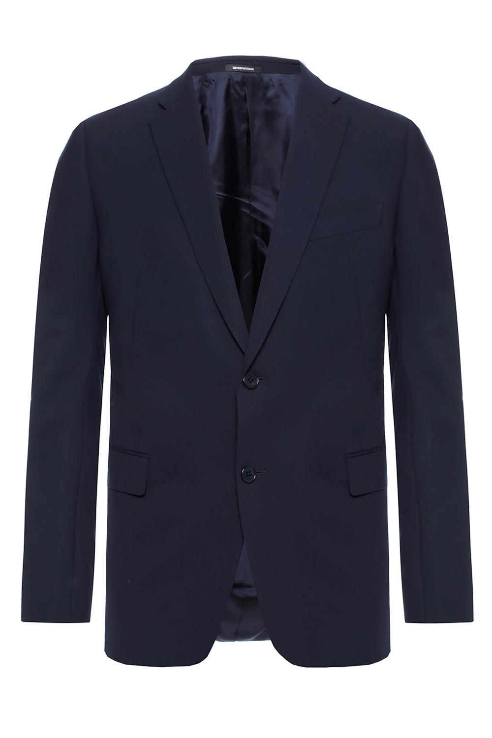 Abito monopetto due bottoni. 01VMEB 0B006 922 EMPORIO ARMANI Blue 