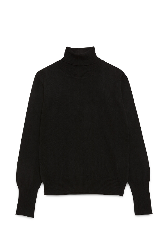 Maglia collo alto RND90102 CJ52 C0020 ROY ROGER'S Black 