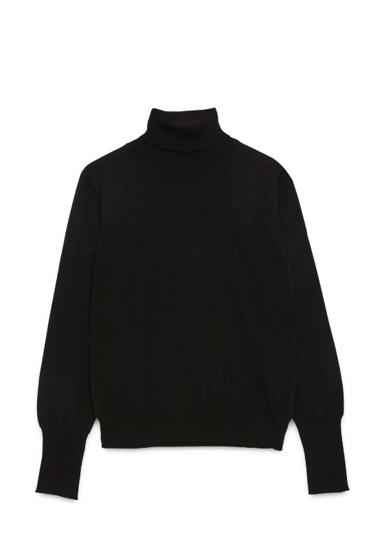 Maglia collo alto RND90102 CJ52 C0020 ROY ROGER'S Black 