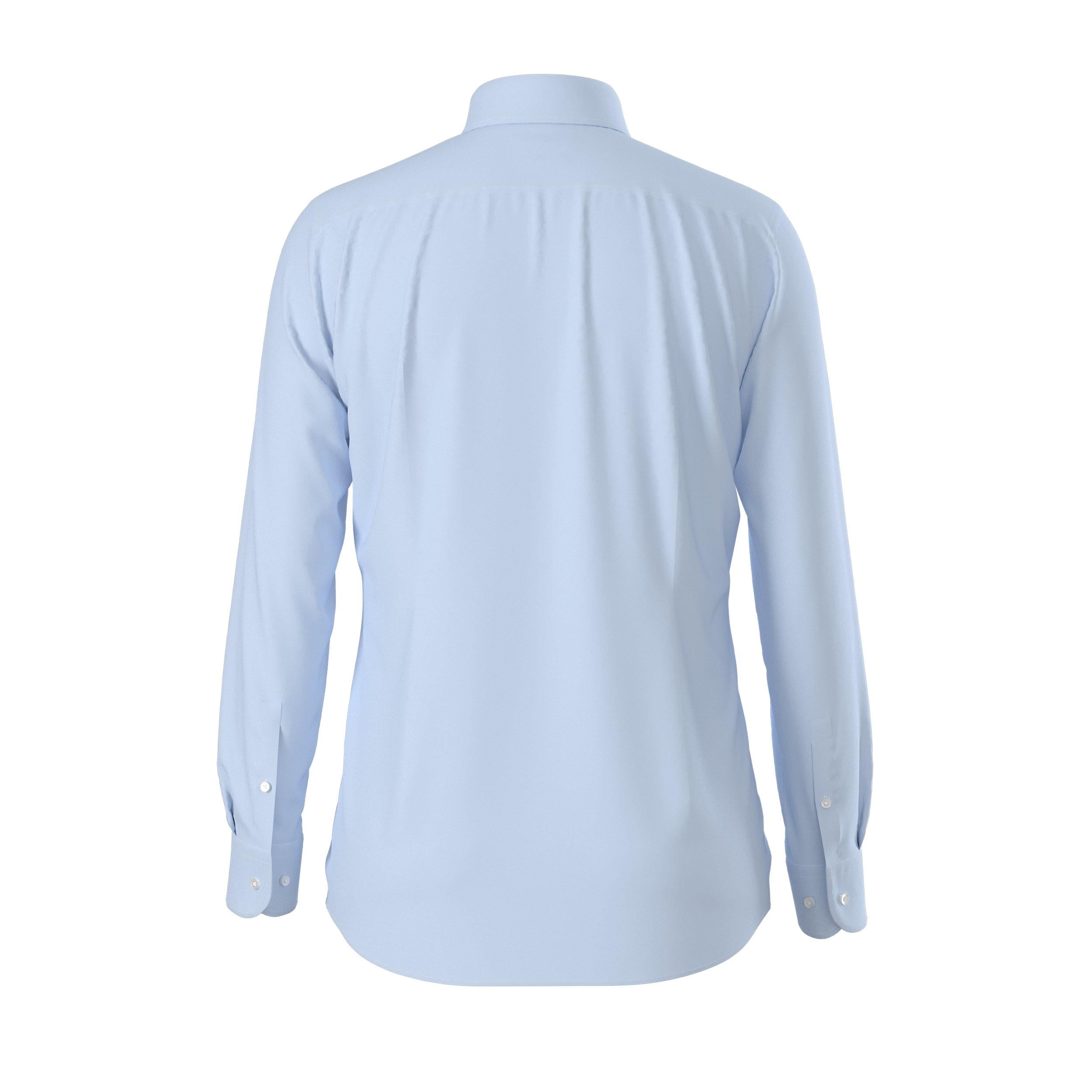 Camicia in cotone elasticizzato 50460918 10151300 01 450 BOSS Light pastel blue 