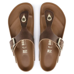 Infradito in pelle GIZEH BIG BUCKLE 1018745 COGNAC BIRKENSTOCK Cognac 