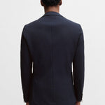 Giacca in seersucker elasticizzato 50540784 10271182 01 404 BOSS Dark blue 