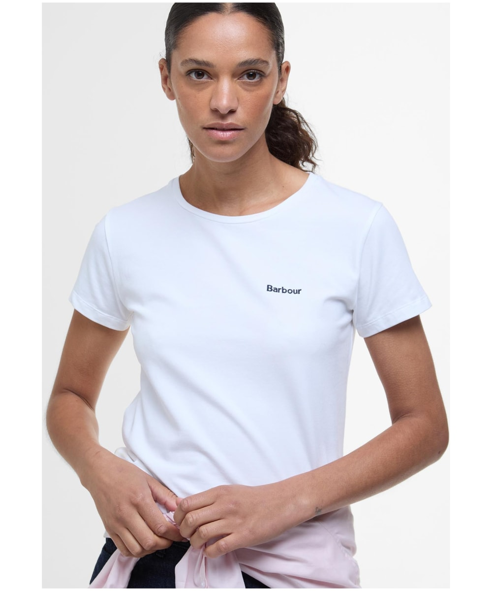 T-Shirt manica corta LTS0666 LTS WH11 BARBOUR White 