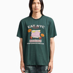 T-shirt in jersey stampa EAT NYC Capsule New York EM003622 AF14836 M7111 EMPORIO ARMANI Bread verde 
