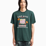 T-shirt in jersey stampa EAT NYC Capsule New York EM003622 AF14836 M7111 EMPORIO ARMANI Bread verde 
