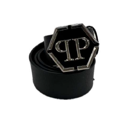 Cintura in pelle MVA0965  PLE010N 02 PHILIPP PLEIN Black 