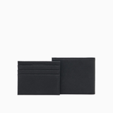 Portafoglio e portacarte in pelle rigenerata saffiano Y4R237 Y138E 81072 EMPORIO ARMANI Black 