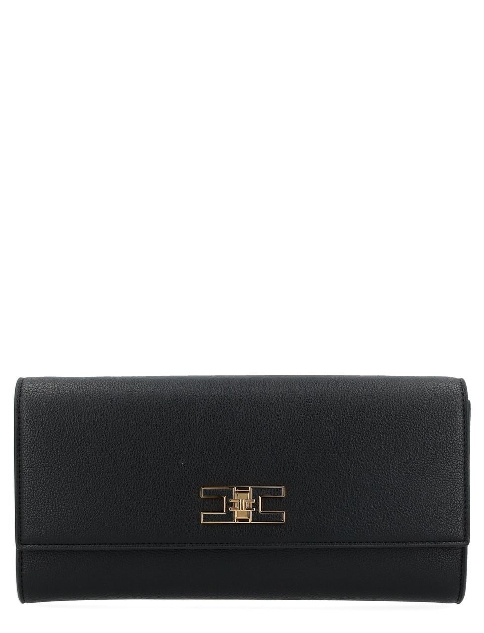 Baguette in ecopelle con catena BS32A51E2 110 ELISABETTA FRANCHI Nero 