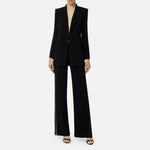 Tailleur giacca e pantalone in crêpe TP00141E2 110 ELISABETTA FRANCHI Nero 