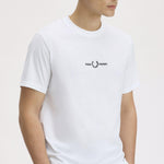T-Shirt manica corta M4580 100 FRED PERRY White 