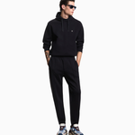 Jogger in felpa di cotone EM004542 AF10013 UB118 EMPORIO ARMANI Blu navy 
