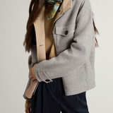 Giacca in misto lana CFWWOU2102FRUT5012 103 WOOLRICH Light gray melange 