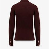 Maglia collo alto in lana MK11B56E2 EA4 ELISABETTA FRANCHI Merlot 