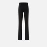 Pantaloni eleganti svasati in cady tecnico 104690A213 Z99 PINKO Nero limousine 