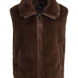 Gilet in ecopelliccia 105107A2WN L74 PINKO Marrone castano 
