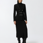 Blazer in tessuto tecnico punto stoffa 100256A24C Z99 PINKO Black 